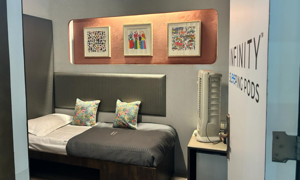 Best sleeping facility at Delhi Airport Terminal 3 offering comfortable rest options for layover passengers